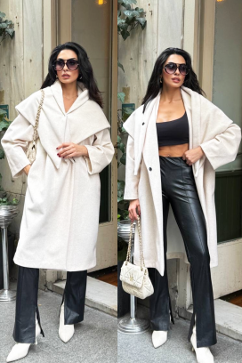 παλτό ALSIENA ECRU