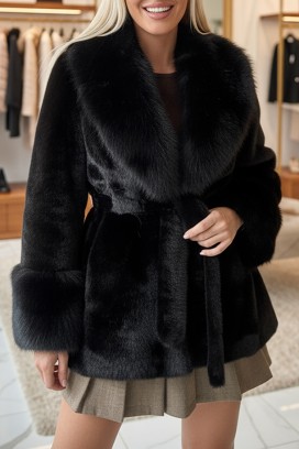 παλτό ELEMSA BLACK