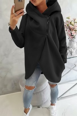 φούτερ SIOMEJA BLACK