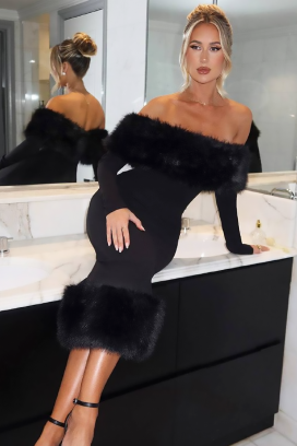 φόρεμα KARSOTA BLACK