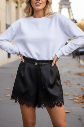 σορτσάκι BELVENDA BLACK