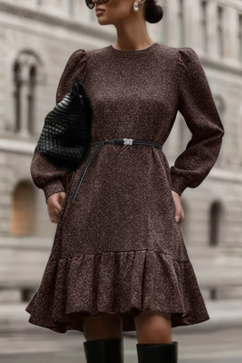 φόρεμα ESTOFIA BROWN