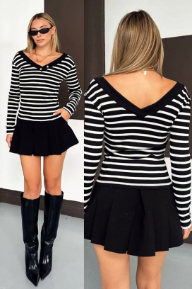 γυναικεία μπλούζα FLEONZA BLACK