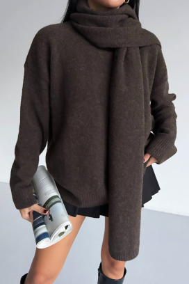 πουλόβερ ERTILODA BROWN