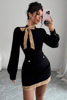 φόρεμα PANDONA BLACK