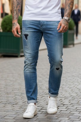 ανδρικό τζιν KARLODO BLUE