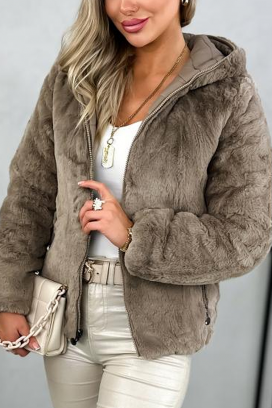 μπουφάν VULDENZA BROWN