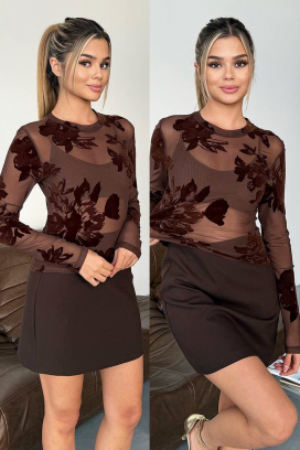 γυναικεία μπλούζα APLEONA BROWN