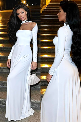 φόρεμα DEGRIOTA WHITE