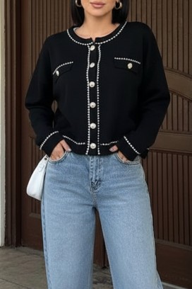 ζακέτα ODESANA BLACK