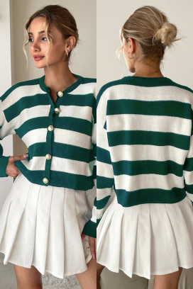 ζακέτα AMORNEZA GREEN