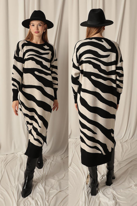 φόρεμα ZEBRINDA BLACK