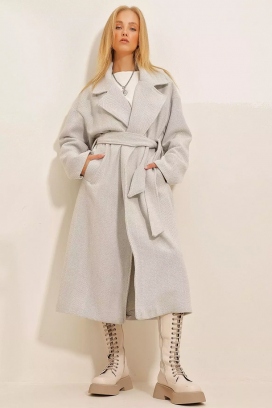 παλτό SILVONZA GREY