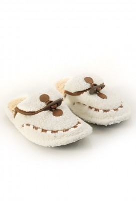 γυναικείες παντόφλες BLOMERFA ECRU