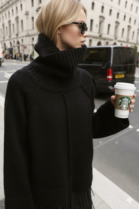 πουλόβερ MLENVILDA BLACK