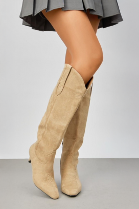 μπότες BUTANZA BEIGE