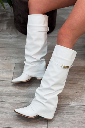 μπότες GIVENDRA WHITE