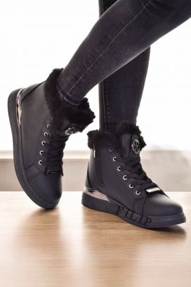 γυναικεία μποτάκια VEONELZA BLACK