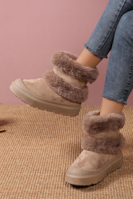 γυναικεία μποτάκια ZOMFELJA MOCHA