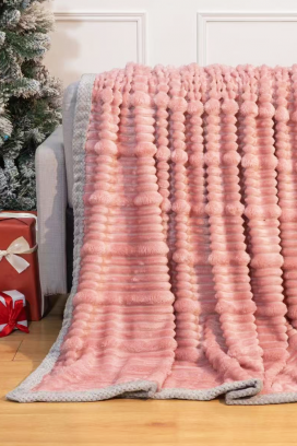 κουβέρτα NELMIRFA PINK 160x200 cm