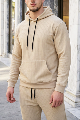 ανδρικό σύνολο MIZIKO BEIGE