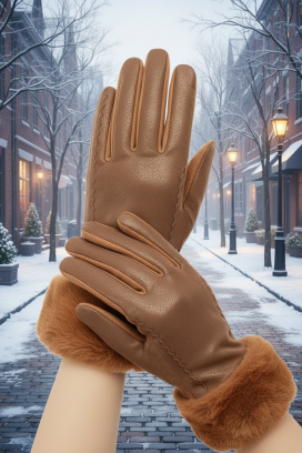 γυναικεία γάντια POLIARZA CAMEL