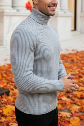 ανδρικό πουλόβερ BERFEN GREY