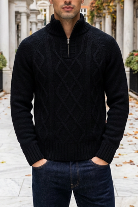 ανδρικό πουλόβερ MOXORO BLACK