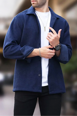 ανδρικό πουκάμισο ROXEN NAVY