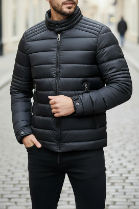 ανδρικό μπουφάν TORZO BLACK