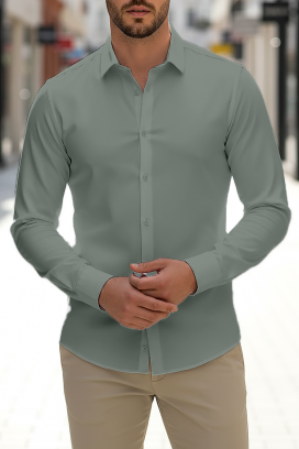 ανδρικό πουκάμισο FERIZO KHAKI