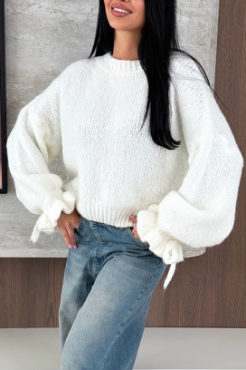 πουλόβερ ZARELDA WHITE