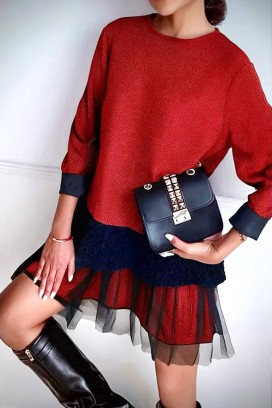 φόρεμα SERFIOVA RED