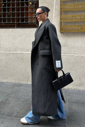 παλτό VURDELZA BLACK