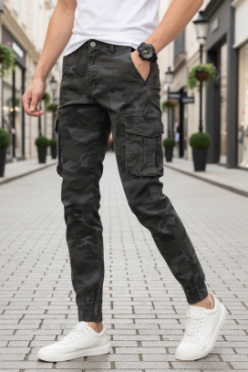 ανδρικό παντελόνι LARTODO GRAFIT