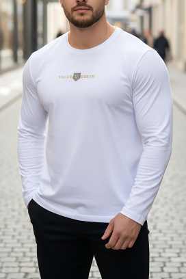 Ανδρική μπλούζα KORTOZO WHITE