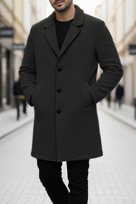 ανδρικό παλτό MELFER BLACK