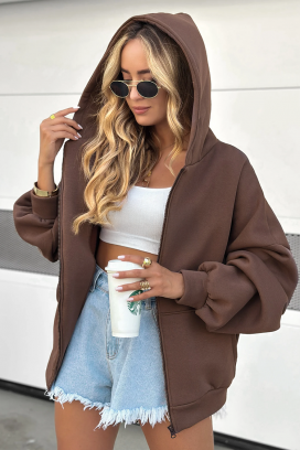 φούτερ SPORVELDA BROWN