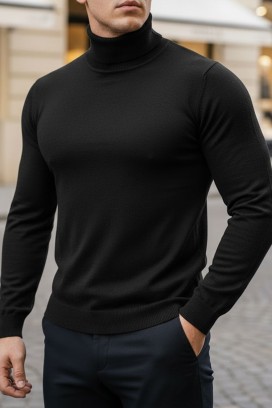 ανδρικό πουλόβερ DORODO BLACK