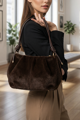 γυναικεία τσάντα VELOROZA BROWN