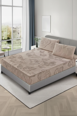 σεντόνι με λάστιχο GOLMERXA BEIGE 200х220 cm