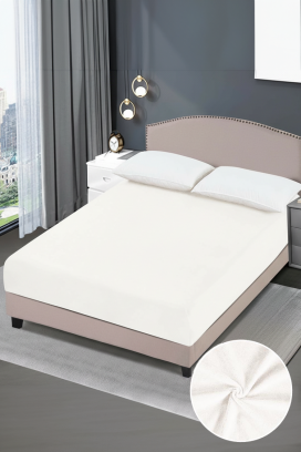 σεντόνι με λάστιχο SANFELMA WHITE 200х220 cm