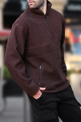 ανδρικό φούτερ VIMIR BROWN