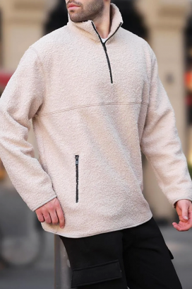 ανδρικό φούτερ VIMIR BEIGE