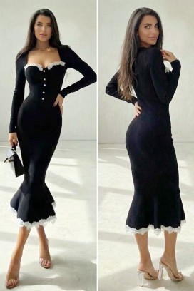 φόρεμα SALVONDRA BLACK