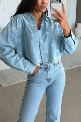 γυναικείο πουκάμισο MARGOLZA SKY