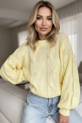 πουλόβερ DRAZILIA YELLOW