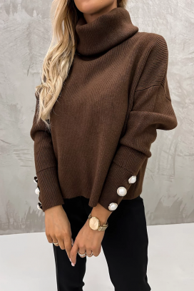 πουλόβερ TENSILDA BROWN