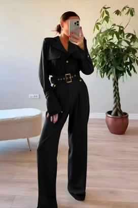 ολόσωμη φόρμα KOROLTA BLACK