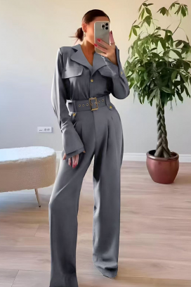 ολόσωμη φόρμα KOROLTA GREY